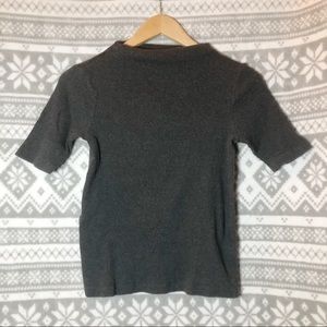 Uniqlo high neck, half sleeve top
